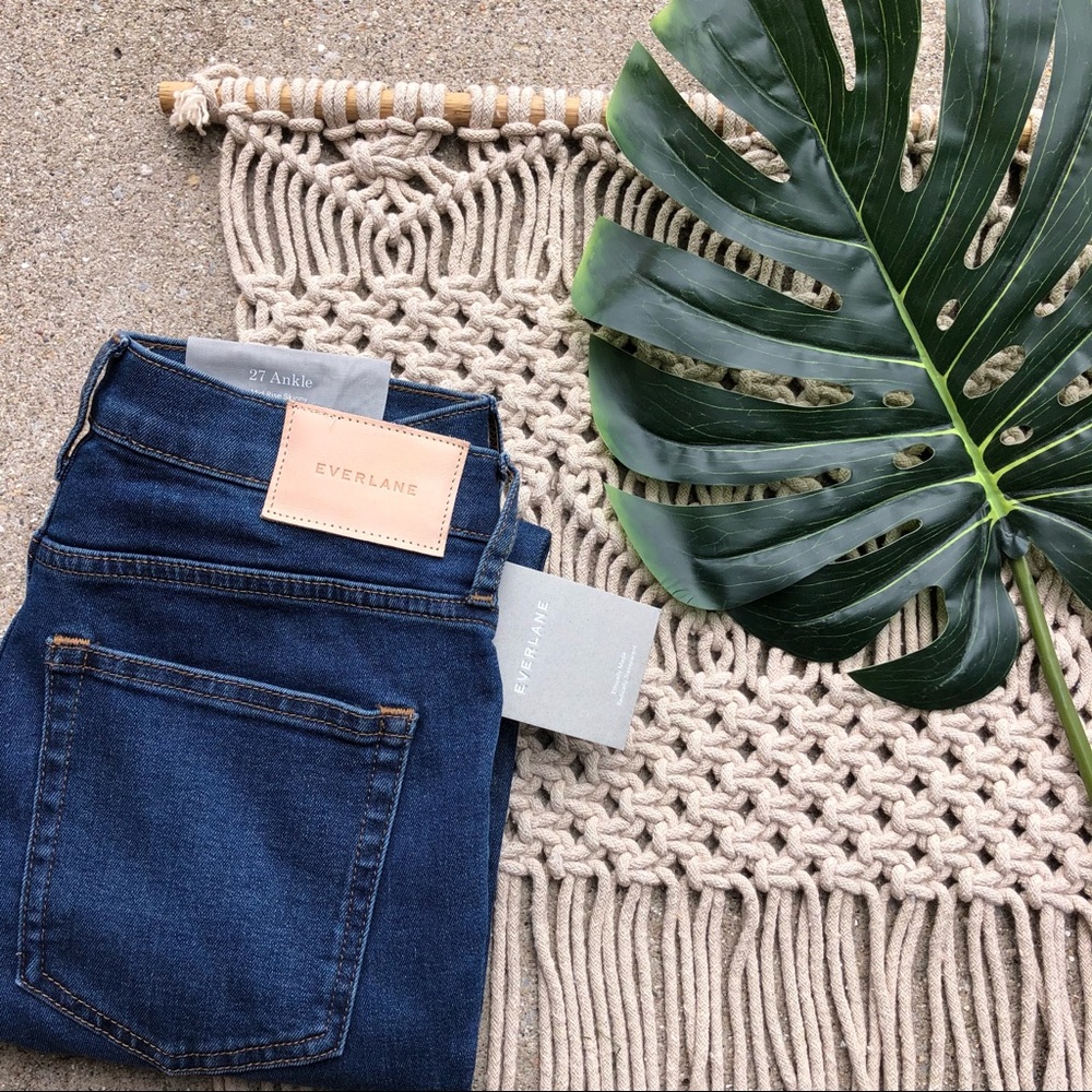 New Everlane Mid Rise Skinny Ankle Jeans Size 27